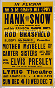 Elvis Presley with Hank Snow and others poster